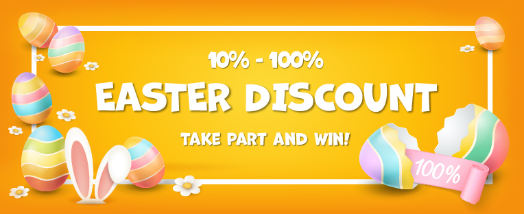 Easter discount: The first lottery where you always win!